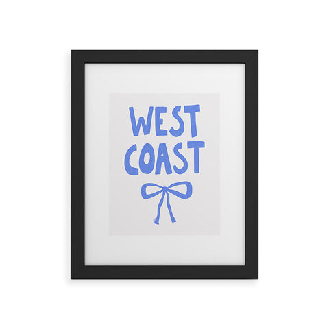 AthenesAtelier West Coast I Framed Art Print