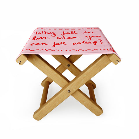 AthenesAtelier Why Fall in Love Folding Stool