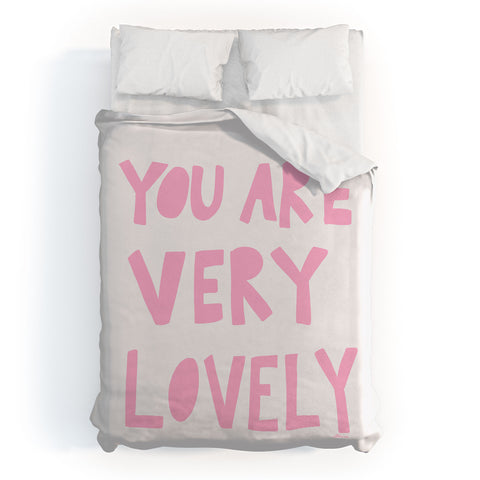 AthenesAtelier You Are Very Lovely Duvet Cover