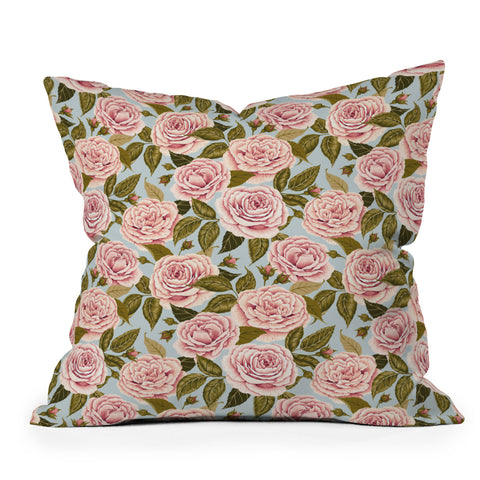 Avenie A Realm Of Roses Cottagecore Outdoor Throw Pillow