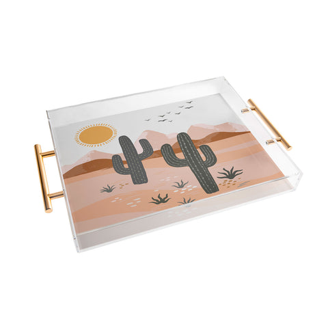 Avenie After The Rain Desert Acrylic Tray