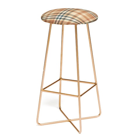 Avenie Autumn Plaid Bar Stool