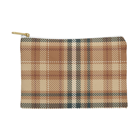 Avenie Autumn Plaid Pouch