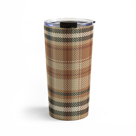 Avenie Autumn Plaid Travel Mug