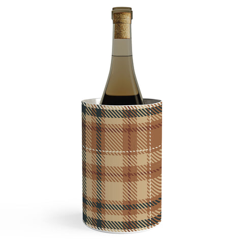 Avenie Autumn Plaid Wine Chiller