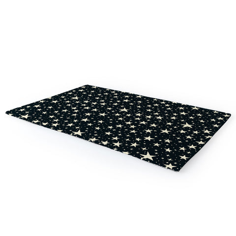 Avenie Black And White Stars Area Rug