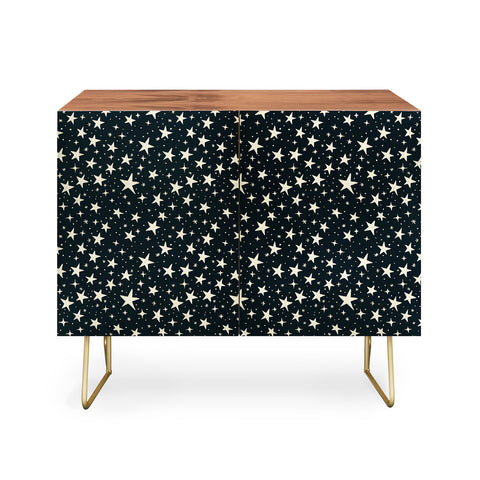 Avenie Black And White Stars Credenza