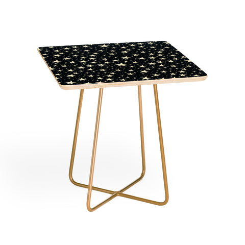 Avenie Black And White Stars Side Table