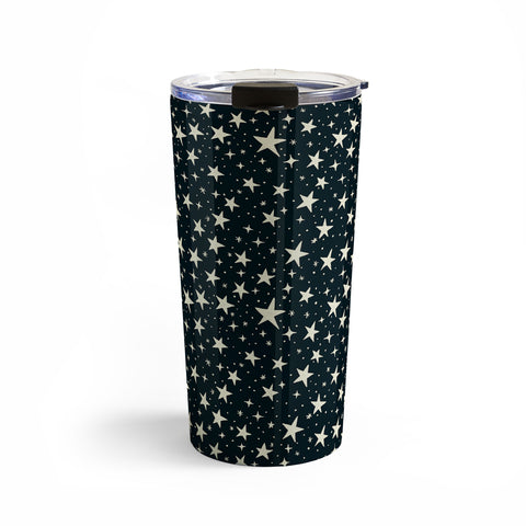Avenie Black And White Stars Travel Mug