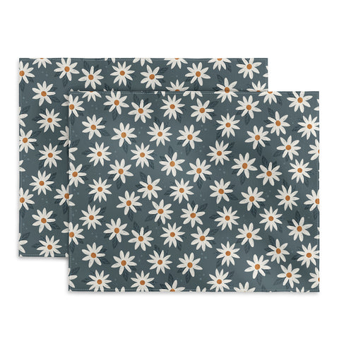Avenie Boho Daisies In Midnight Sky Placemat
