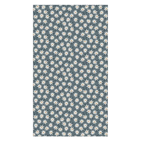 Avenie Boho Daisies In Midnight Sky Tablecloth