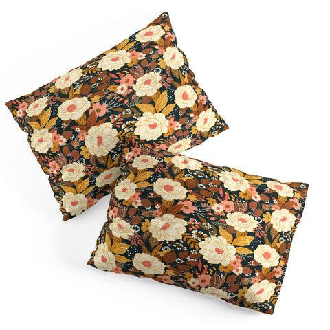 Avenie Boho Floral Autumn Pillow Shams