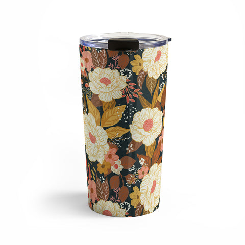 Avenie Boho Floral Autumn Travel Mug