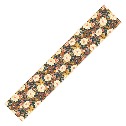 Avenie Boho Floral Autumn Table Runner