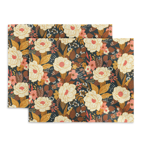 Avenie Boho Floral Autumn Placemat