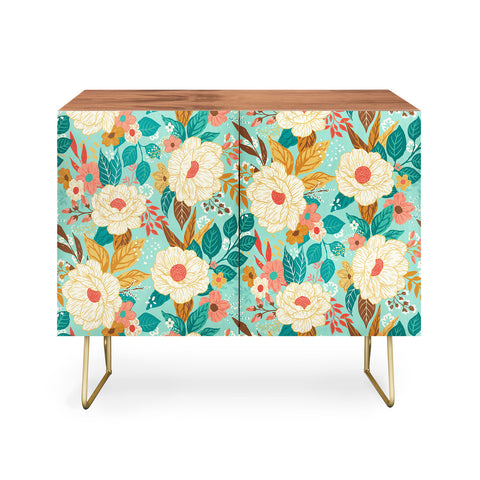 Avenie Boho Floral Summer Credenza