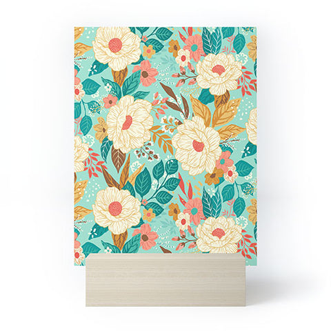 Avenie Boho Floral Summer Mini Art Print