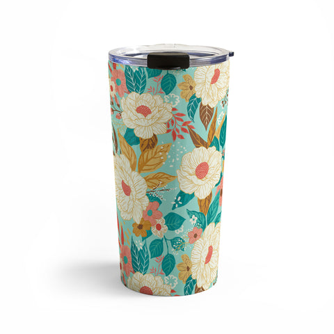 Avenie Boho Floral Summer Travel Mug