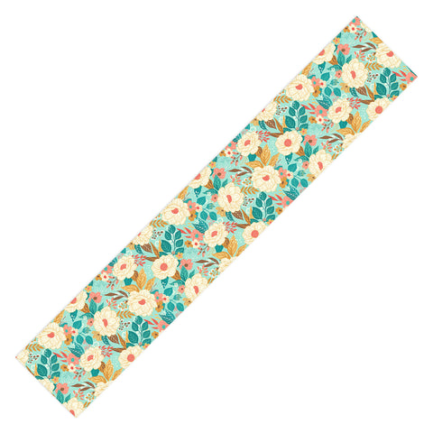 Avenie Boho Floral Summer Table Runner