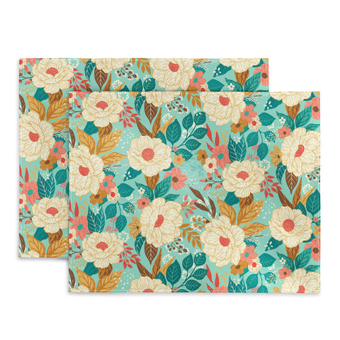 Avenie Boho Floral Summer Placemat