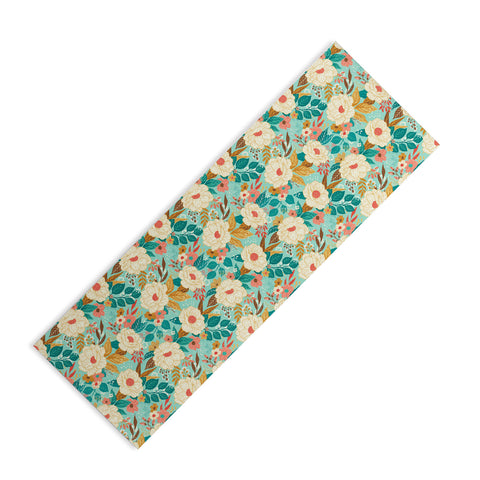 Avenie Boho Floral Summer Yoga Mat