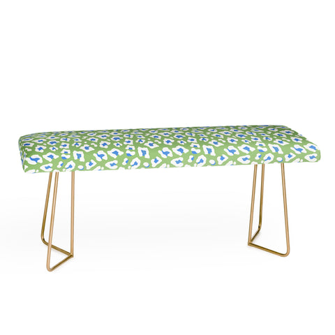 Avenie BR Cheetah Print Bench