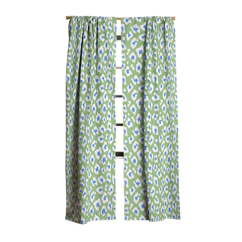 Avenie BR Cheetah Print Blackout Window Curtain