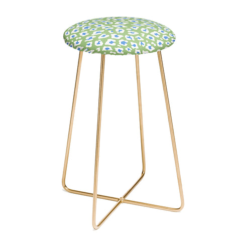 Avenie BR Cheetah Print Counter Stool