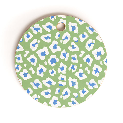 Avenie BR Cheetah Print Cutting Board Round