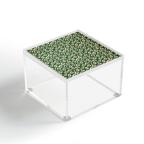 Avenie BR Cheetah Print In Green Acrylic Box