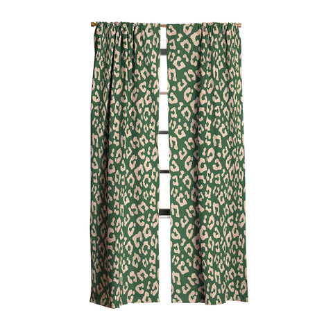 Avenie BR Cheetah Print In Green Blackout Non Repeat