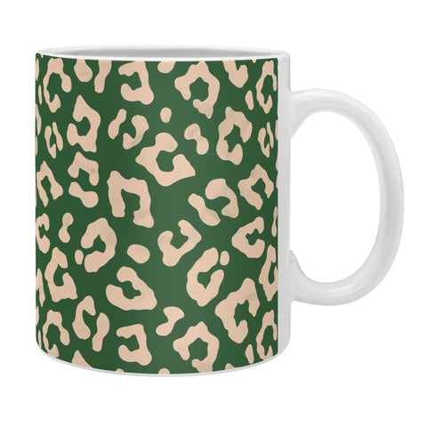 Avenie BR Cheetah Print In Green Coffee Mug