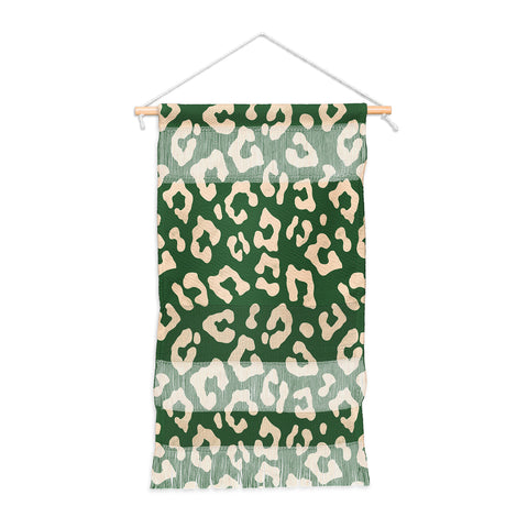 Avenie BR Cheetah Print In Green Wall Hanging Portrait