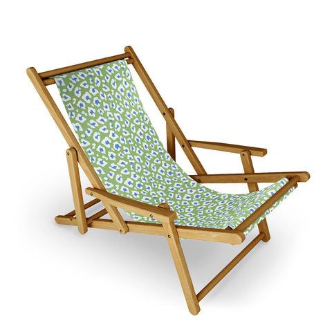 Avenie BR Cheetah Print Sling Chair