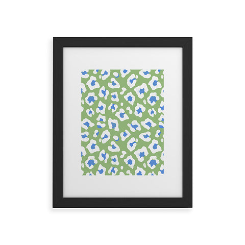 Avenie BR Cheetah Print Framed Art Print