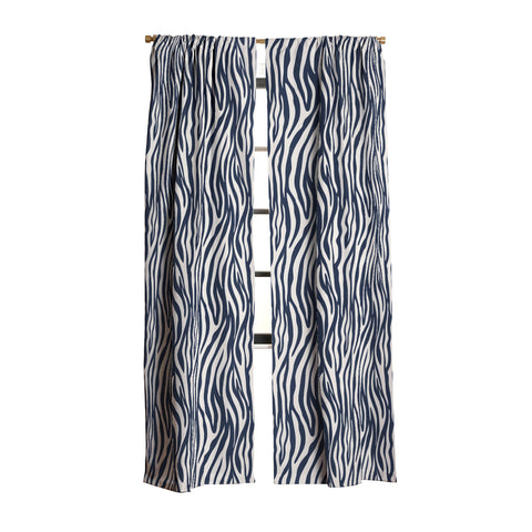 Avenie BR Navy Tiger Stripes Blackout Non Repeat