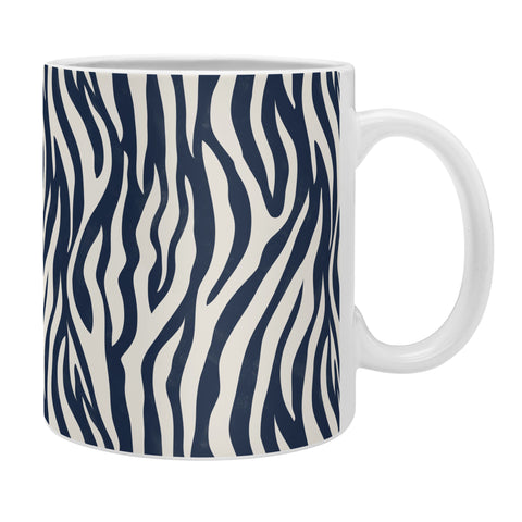 Avenie BR Navy Tiger Stripes Coffee Mug