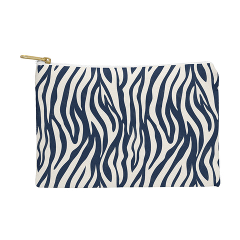 Avenie BR Navy Tiger Stripes Pouch