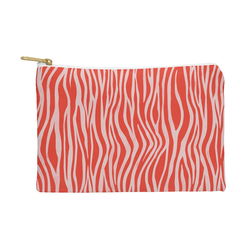 Avenie BR Red Zebra Stripe Pouch
