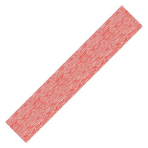 Avenie BR Red Zebra Stripe Table Runner