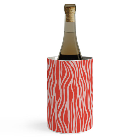 Avenie BR Red Zebra Stripe Wine Chiller