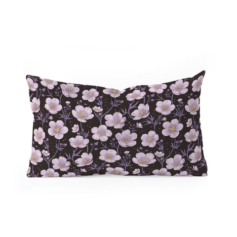 Avenie Buttercup Mystical Purple Oblong Throw Pillow