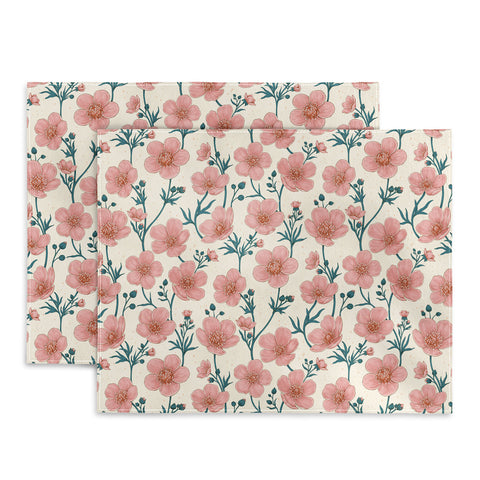 Avenie Buttercups In Vintage Pink Placemat