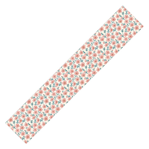 Avenie Buttercups In Vintage Pink Table Runner