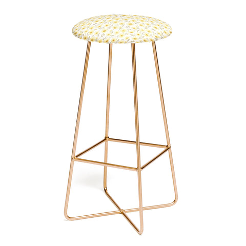 Avenie Buttercups in Watercolor Bar Stool