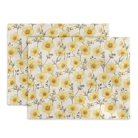 Avenie Buttercups in Watercolor Placemat