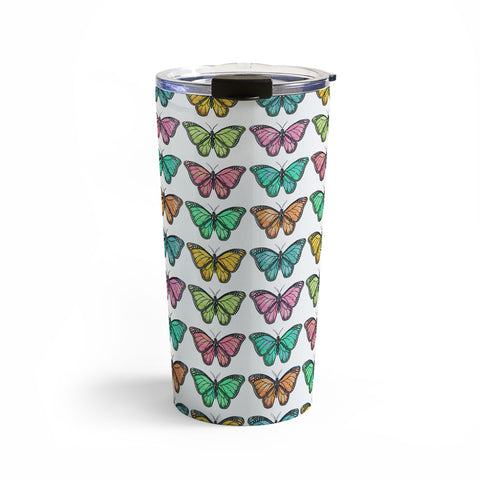 Avenie Butterfly Collection Colorful Travel Mug