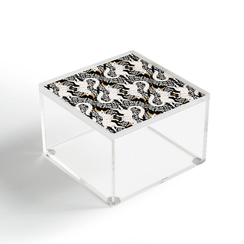 Avenie Celestial Cats Gold Acrylic Box