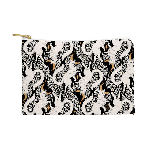 Avenie Celestial Cats Gold Pouch