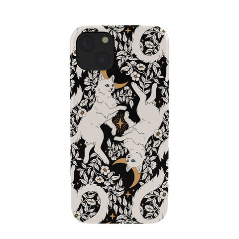 Avenie Celestial Cats Gold Phone Case